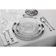 Trend Glass Look Silver Plastic Bowls | 10 Count