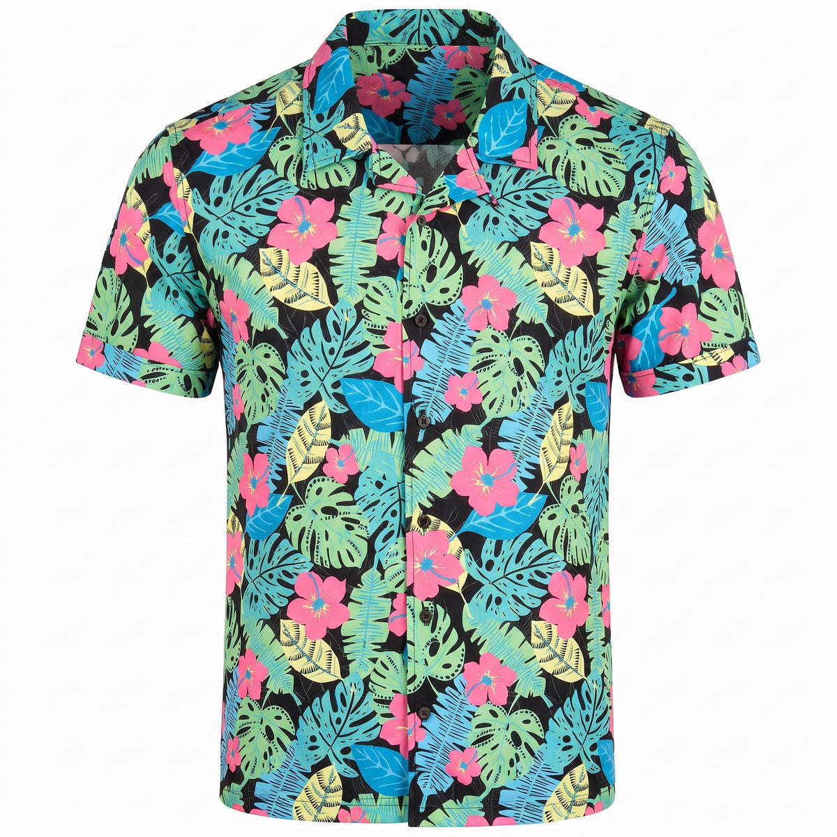 Summer Glow Tropical Print Shirt - Small/Medium
