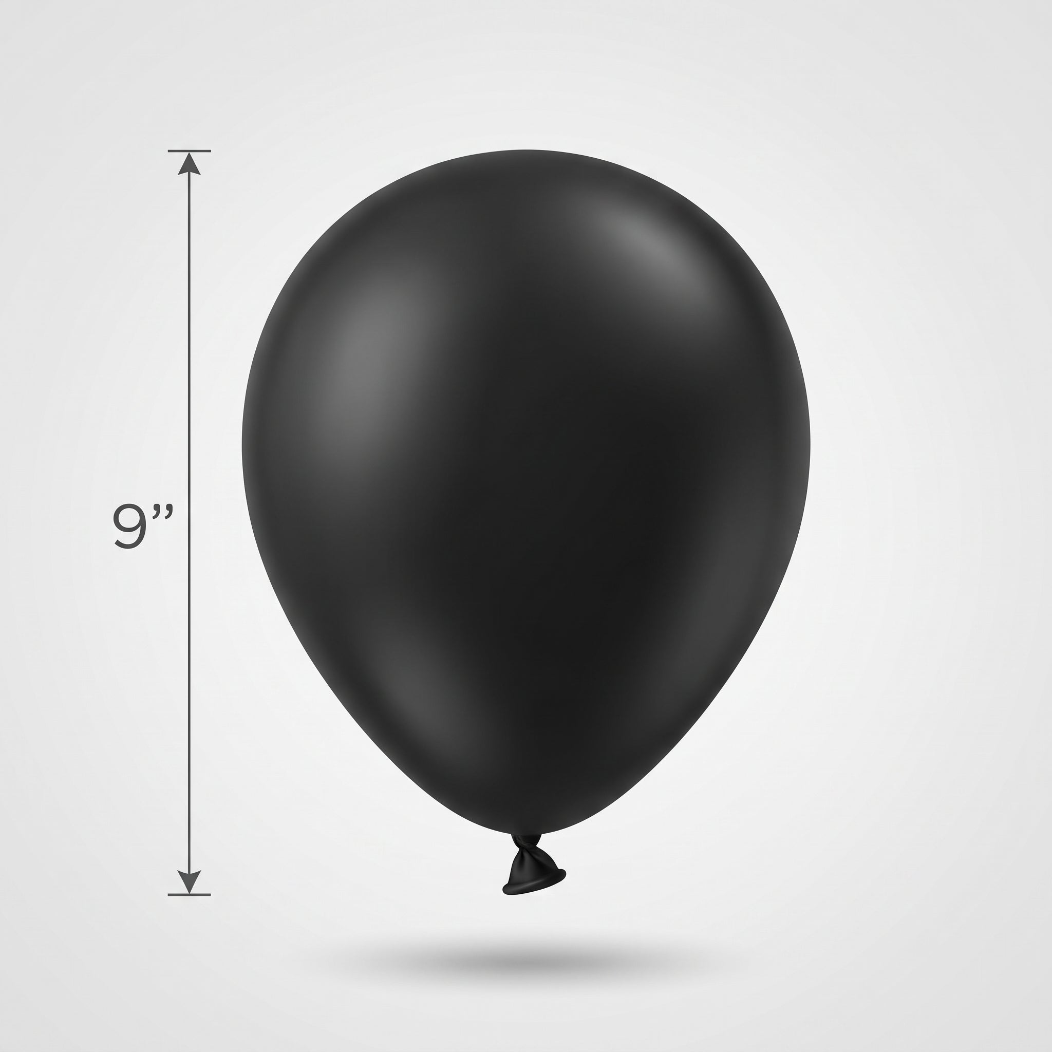 Black Latex Balloons - 100 Pack, 9-Inch