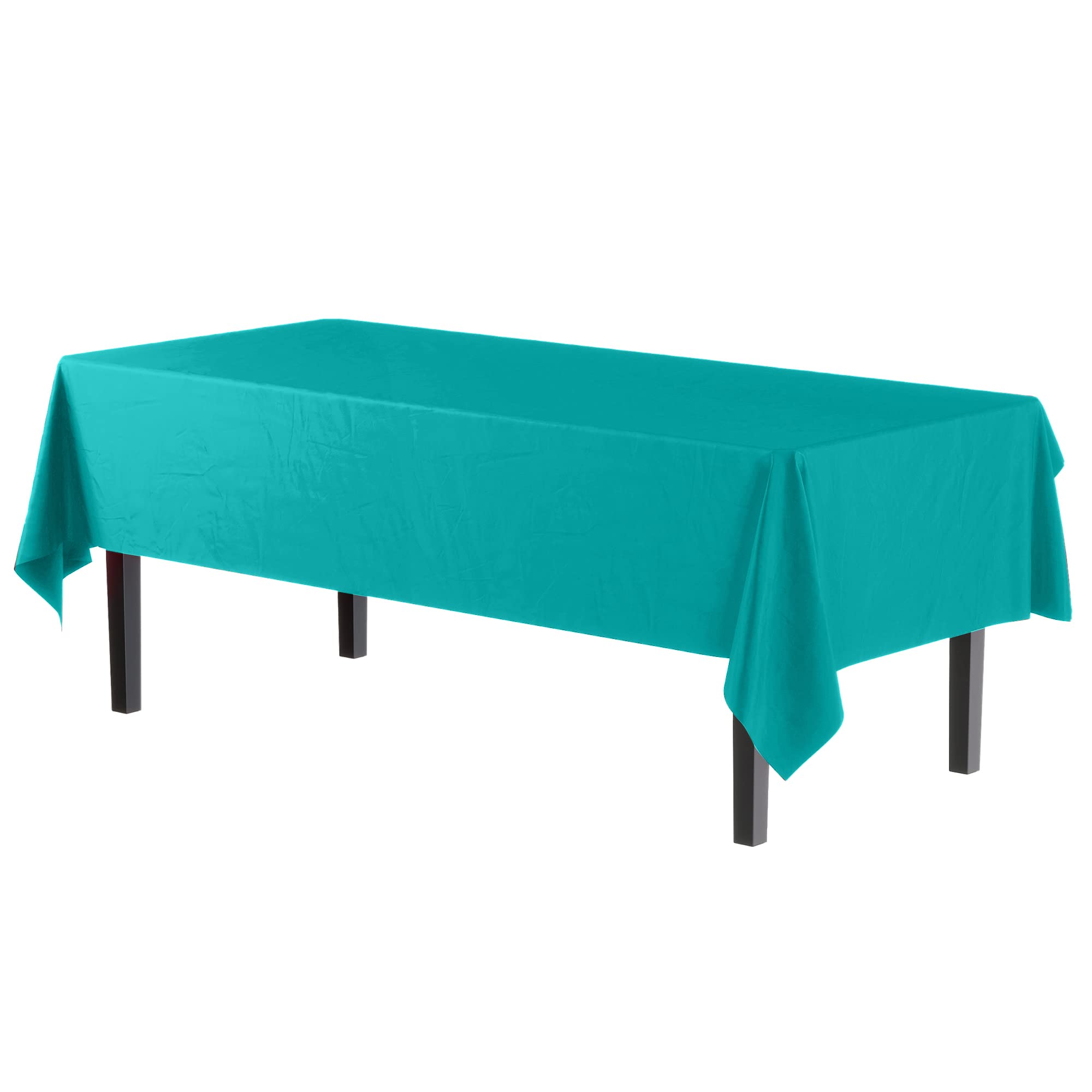 Aqua Blue Table Covers | 12 Pack