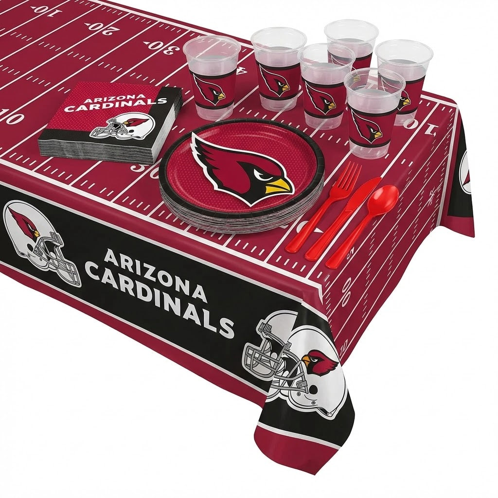 Nfl Arizona Cardinals party Kit - For 8 Guests