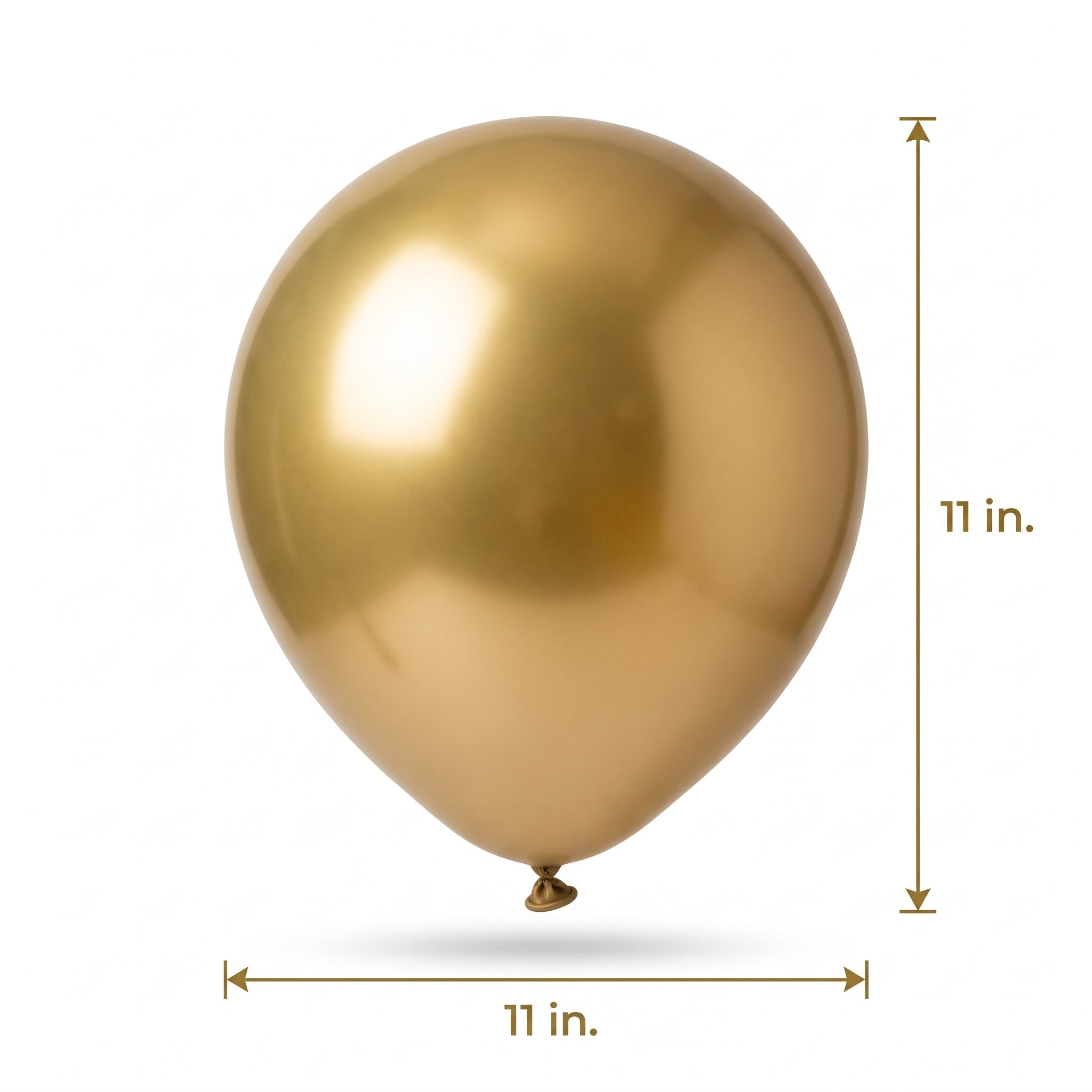 Luxurious Gold Latex Balloons - 11" | Pack of 100