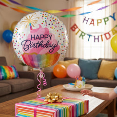 Sparkling Celebration Birthday Foil Balloon - 18"