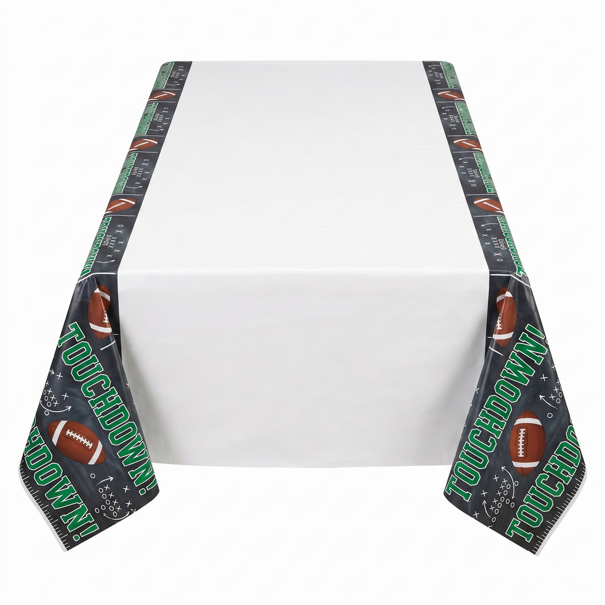 Touchdown Plastic Table Cover 54" x 84"