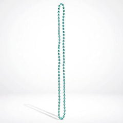 Green Metallic Bead Necklace - 30 In.