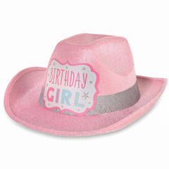 Pastel Party "Birthday Girl" Cowboy Hat
