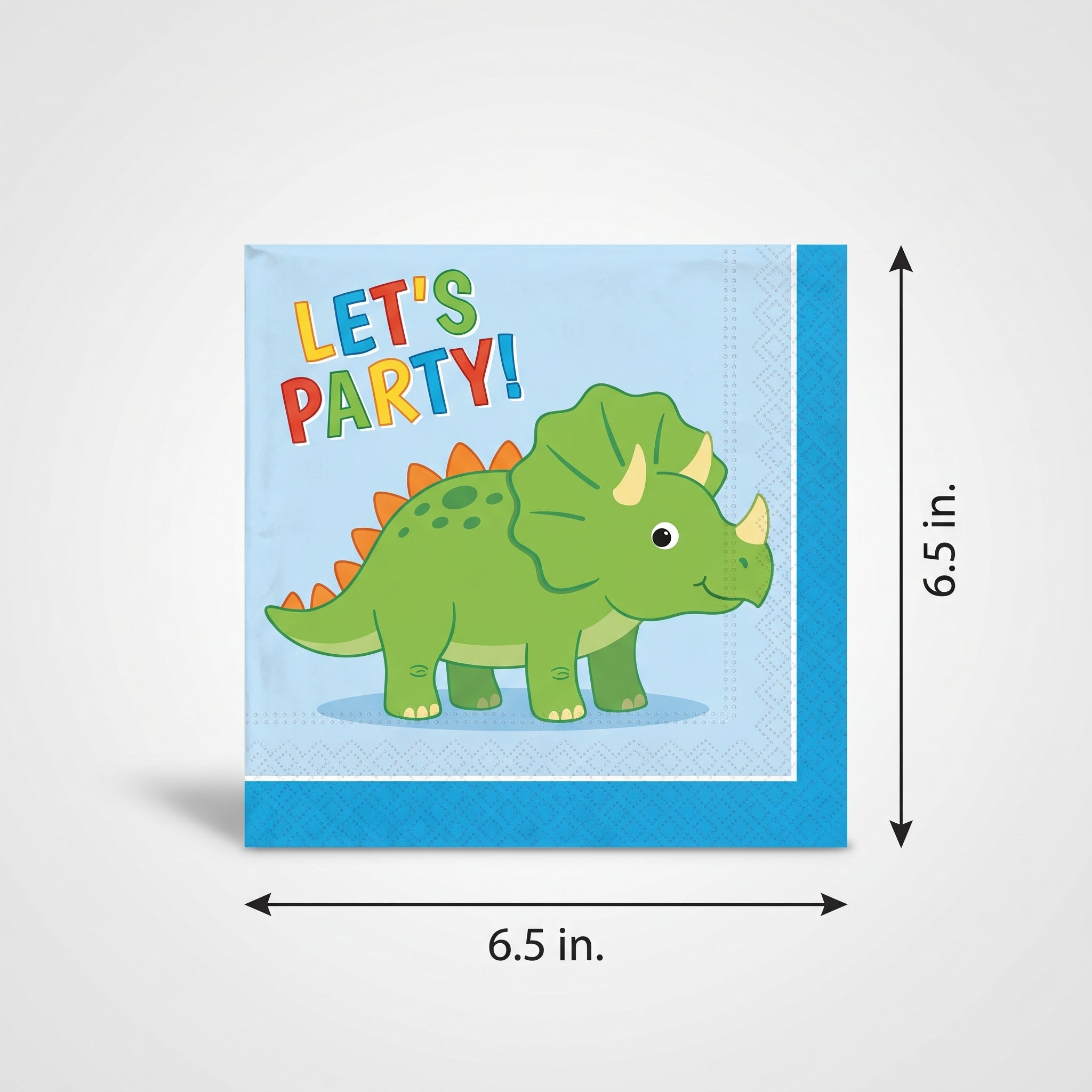Dino Party Luncheon Napkins - 6.5 In. x 6.5 In. - 16ct
