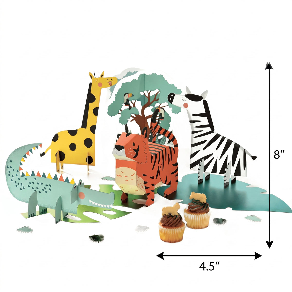 Get Wild Jungle Birthday Table Decorating Kit