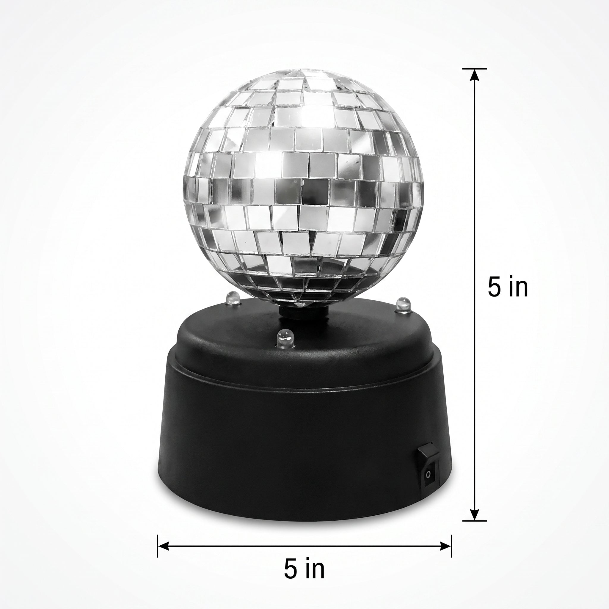 Mini Mirror Ball with LED Lights