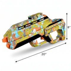 Gaming Camouflage Military Rifle Toy - 20" Halloween Costume Accessory