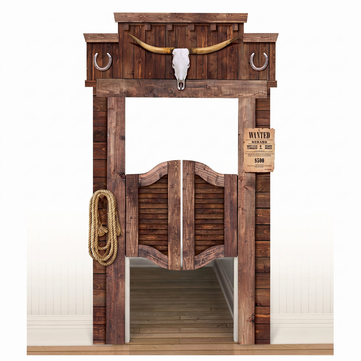 Deluxe Yeehaw Western Saloon Door Decoration