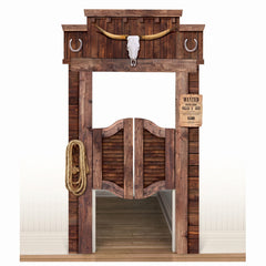 Deluxe Yeehaw Western Saloon Door Decoration