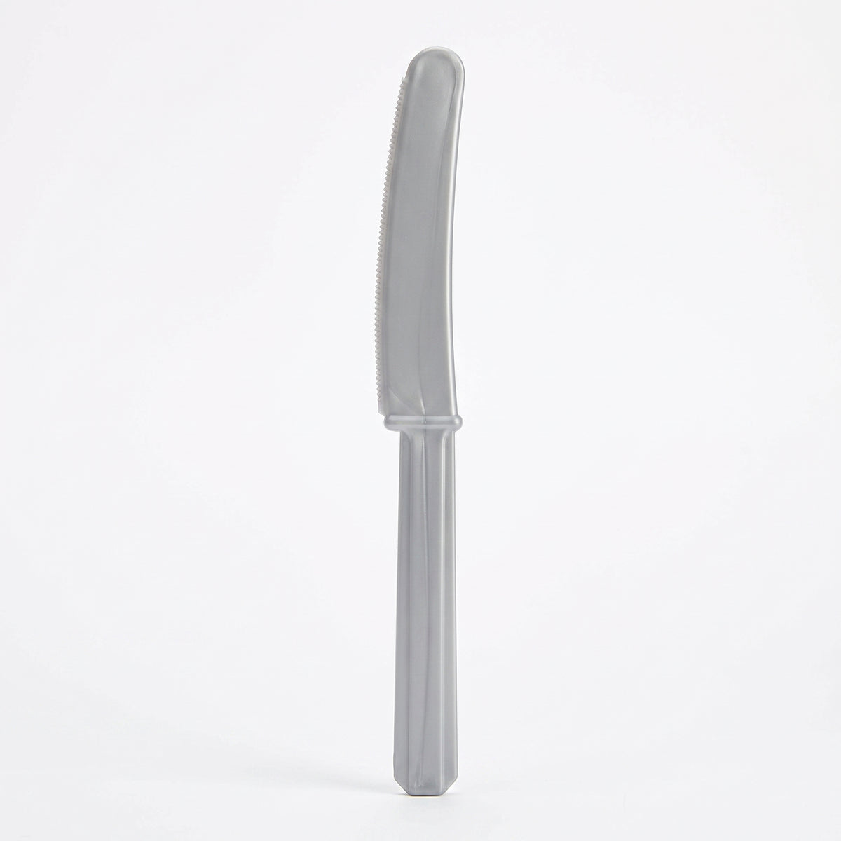 Silver Plastic Economy Knives - 7.5 in.
