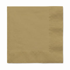 Go Brightly Gold Luncheon Napkins - 6.5 In. X 6.5 In. | 32 Count