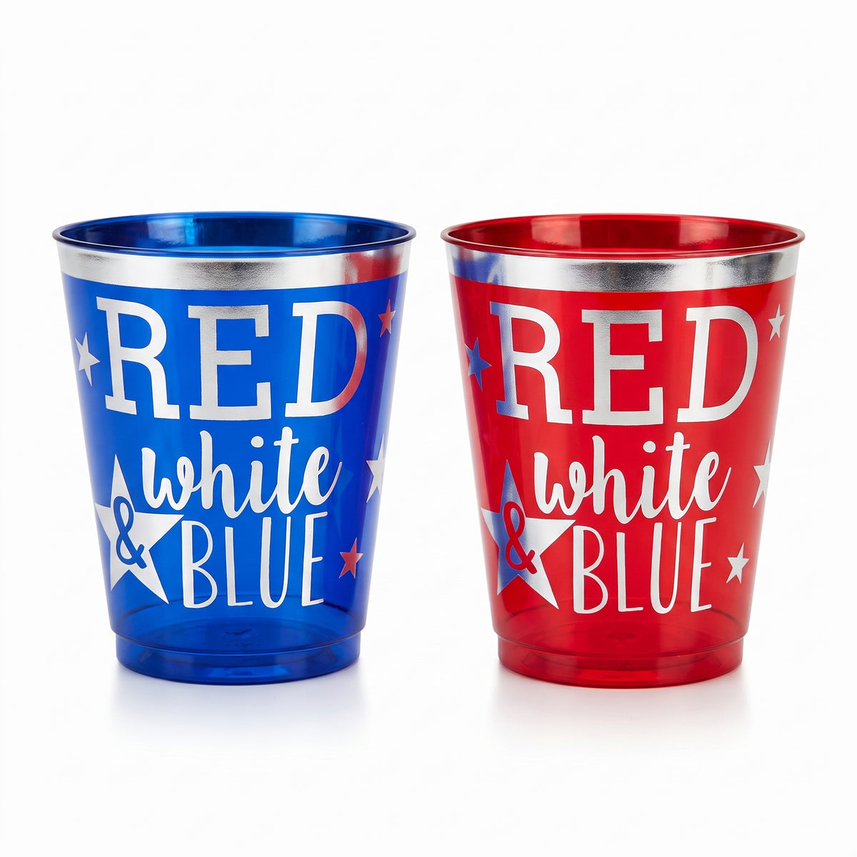 Patriotic Red and Blue 9oz Tumblers