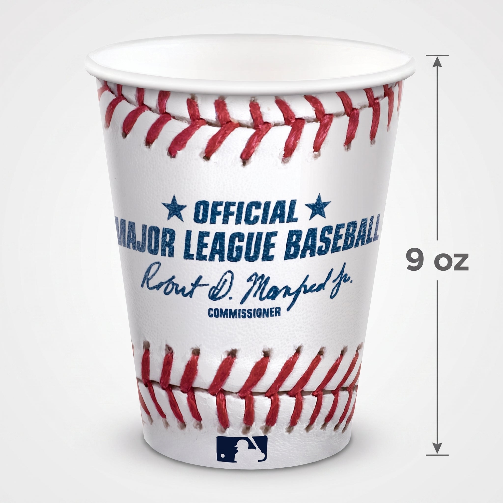 MLB Rawlings Baseball 9 oz Paper Cups - 8 Pack