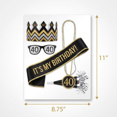 Regal 40th Birthday Party Kit