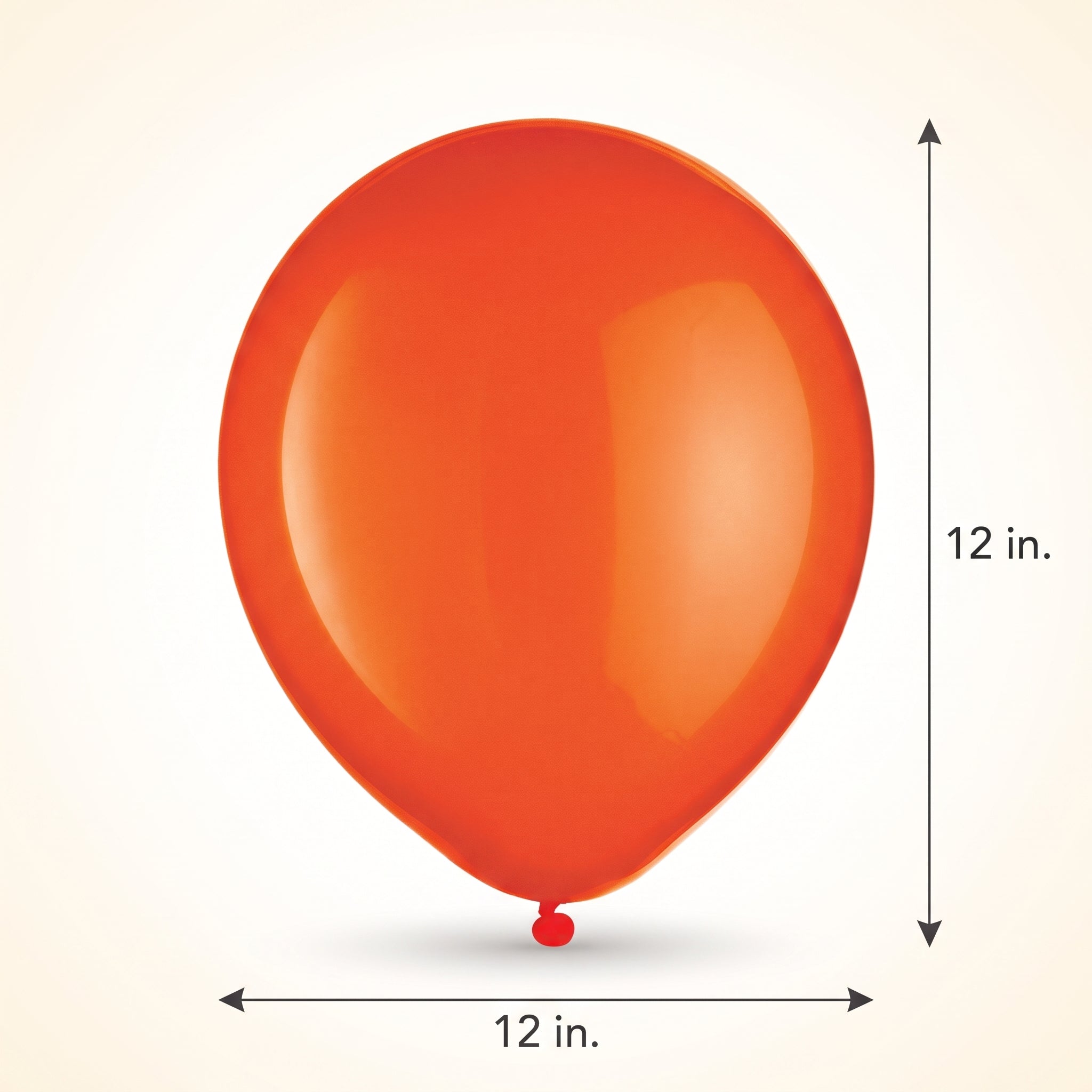 Vibrant Orange Latex Balloons - 12" | Pack of 72
