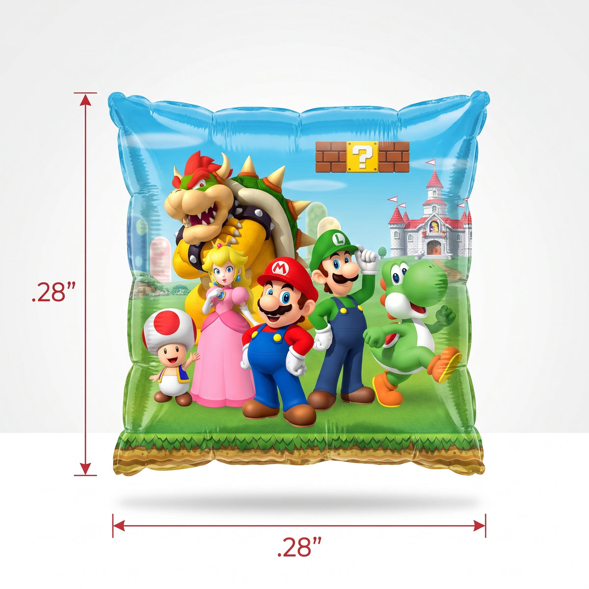 Super Mario Bros Foil Super Shape Balloon