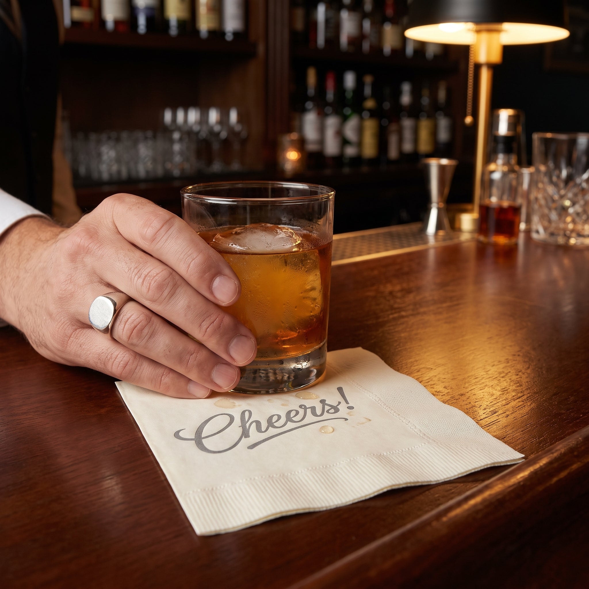 Cheers! Cocktail Beverage Napkins - 5 In. X 5 In.