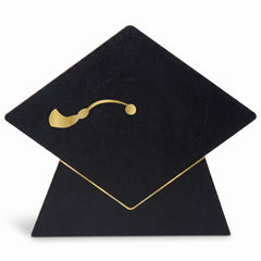 Graduation Cap Chalkboard Stand Decorations, 8.5-Inch, 4-Pack