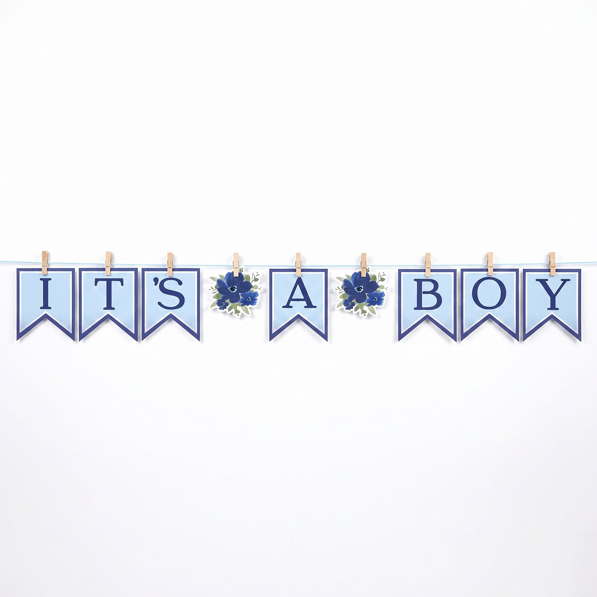 "It's a Boy" Baby Shower Pennant Banner