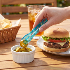 Caribbean Blue Mini Tongs - 6.25 In.