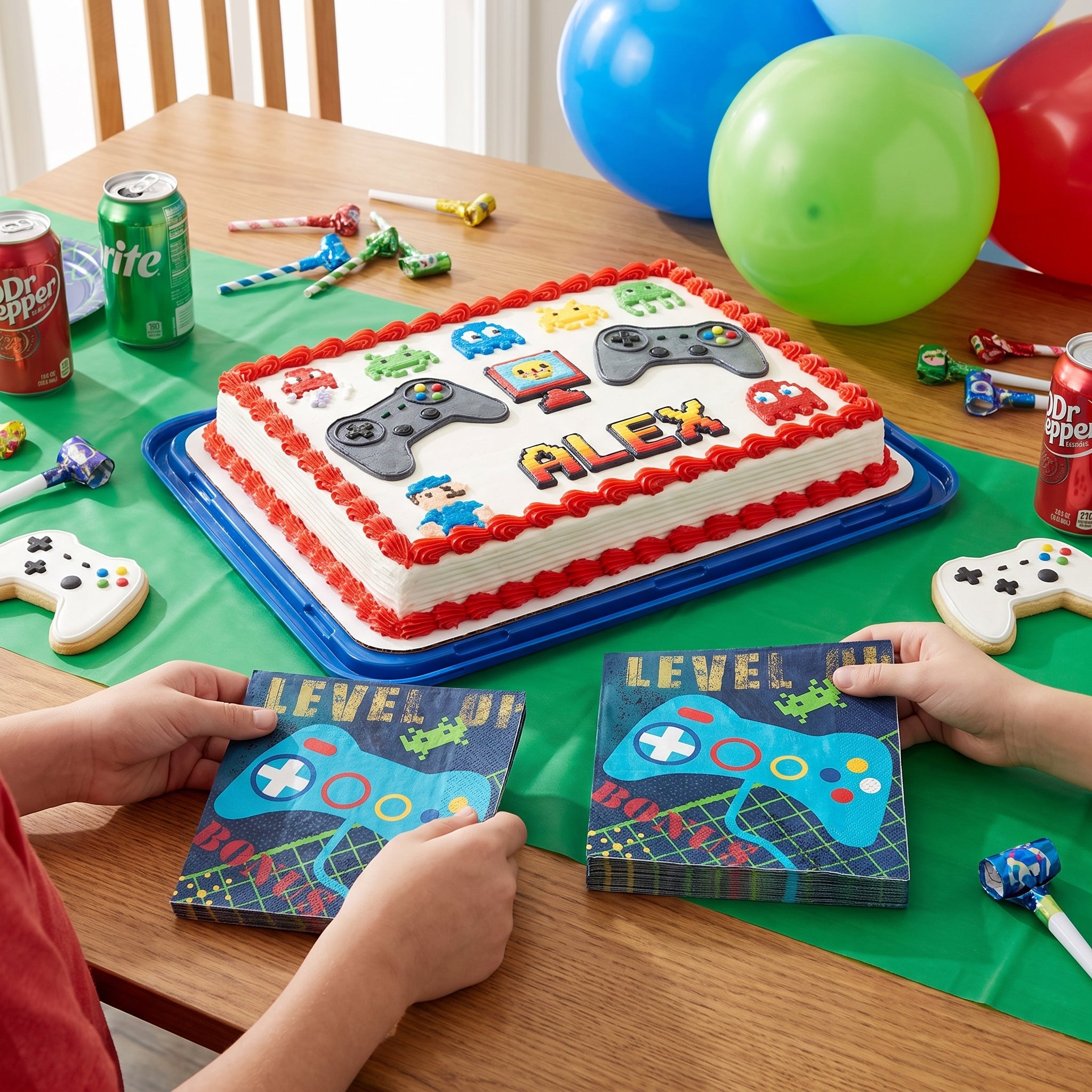 Gamer Party Luncheon Napkins - 6.5 In. x 6.5 In. - 16ct
