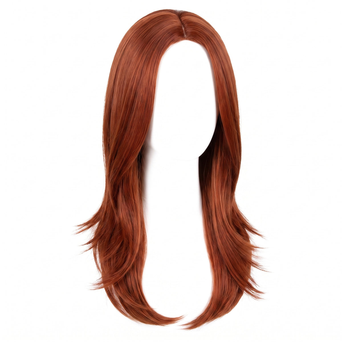 Red Hot Auburn Wig - Long Layered Halloween Costume Accessory