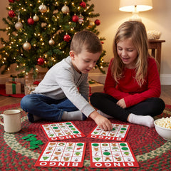 Festive Christmas Bingo Game Set