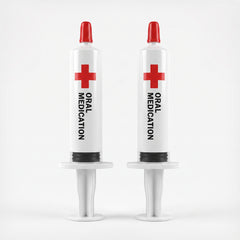Oversized Halloween Novelty Syringes - Costume Accessory, 2-Pack