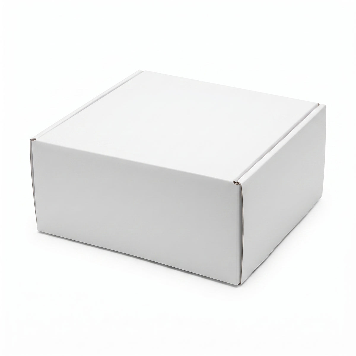 Elegant White Gift Box - 9 x 9 x 5 Inches