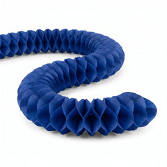 Royal Blue Tissue Paper Garland - 12 ft