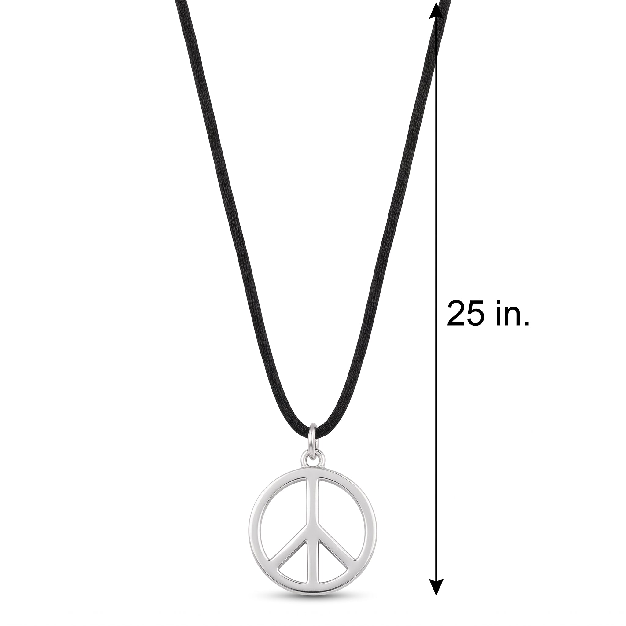 Groovy 60's Peace Medallion Necklace