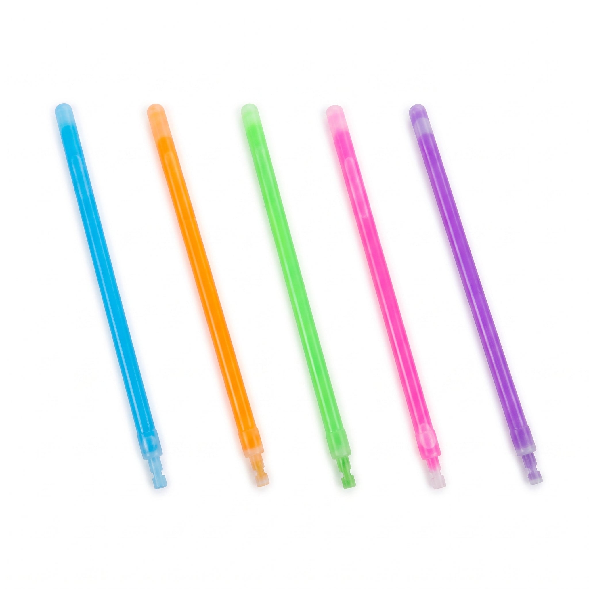 Multi-colored 8 in. glow sticks, 2 packs of 5, included in the Halloween trick-or-treat kit