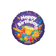 Happy Birthday With Cake Balloon