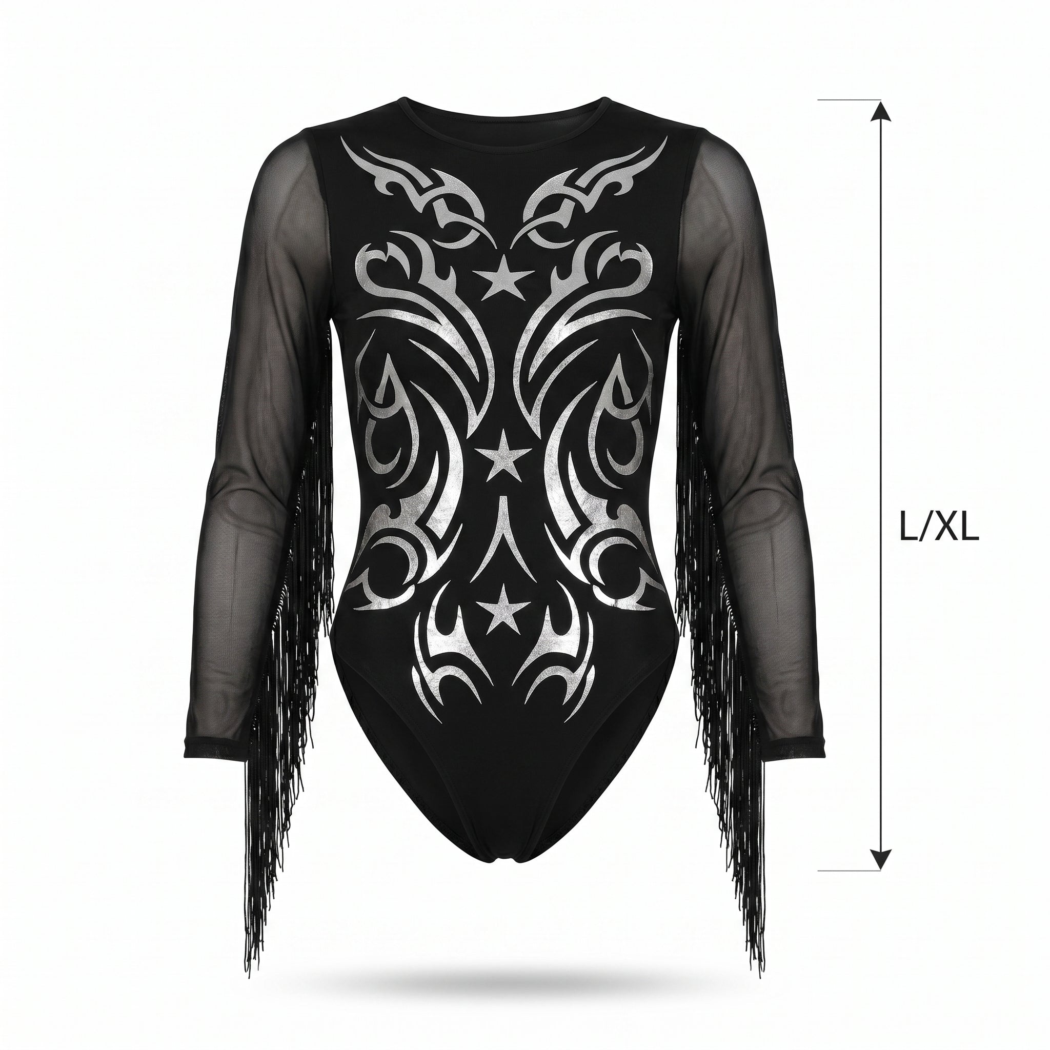 Glamorous Cowgirl Halloween Bodysuit - Women's L/XL