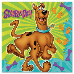 Scooby-Doo Lunch Napkins - 6.5 In. x 6.5 In. - Kids Birthday Party Supplies