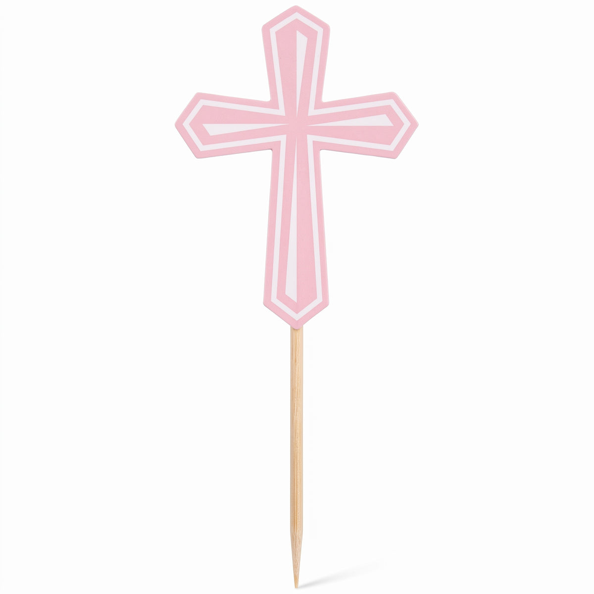 Pink First Communion Party Picks - 36 Pack