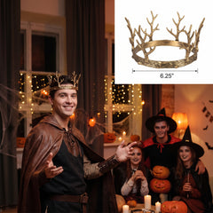 Gold Crown of Branches Costume Accessory
