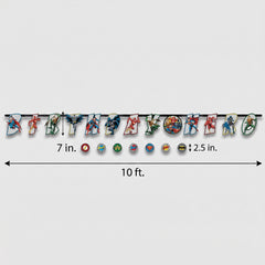 Justice League "Birthday Hero" Banner Kit