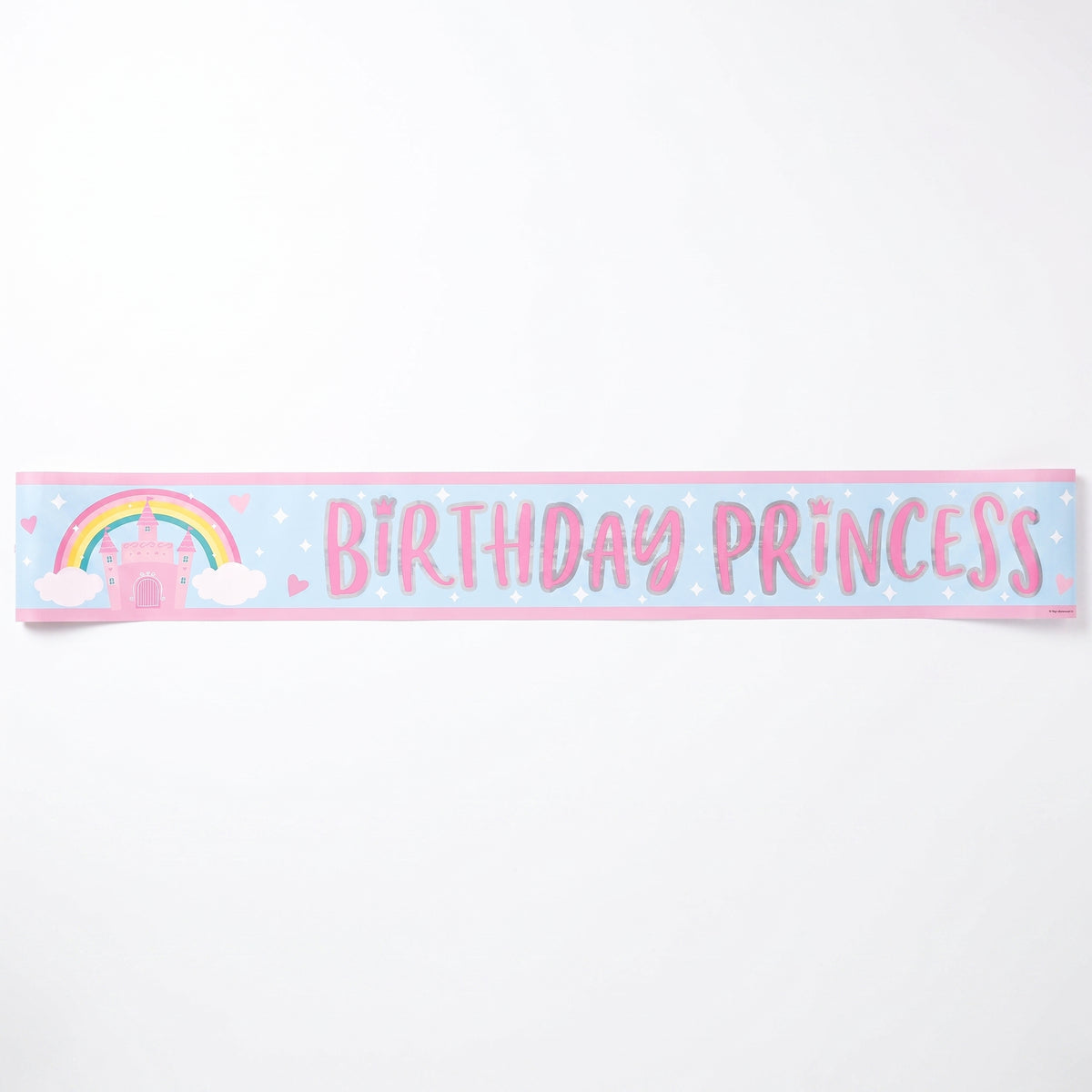 Enchanting Princess Castle Birthday Banner