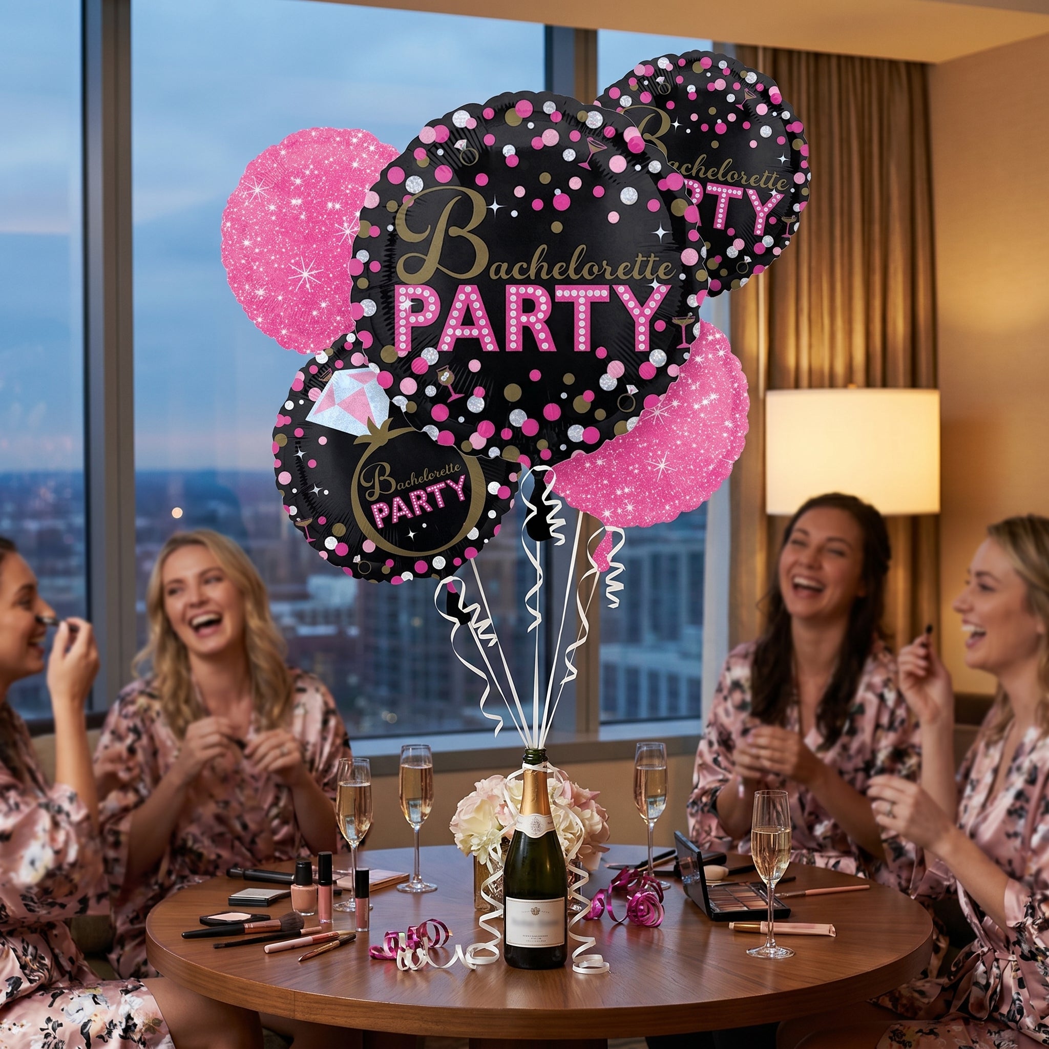 Sassy Bachelorette Party Foil Balloon Bouquet