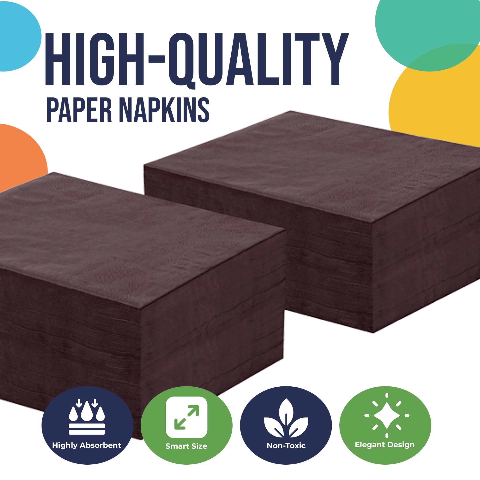 Brown Luncheon Napkins | 1800 Count