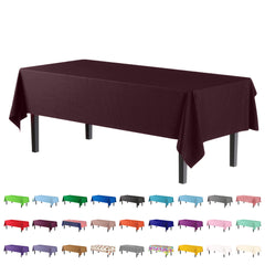 Premium Brown Table Covers | 12 Pack