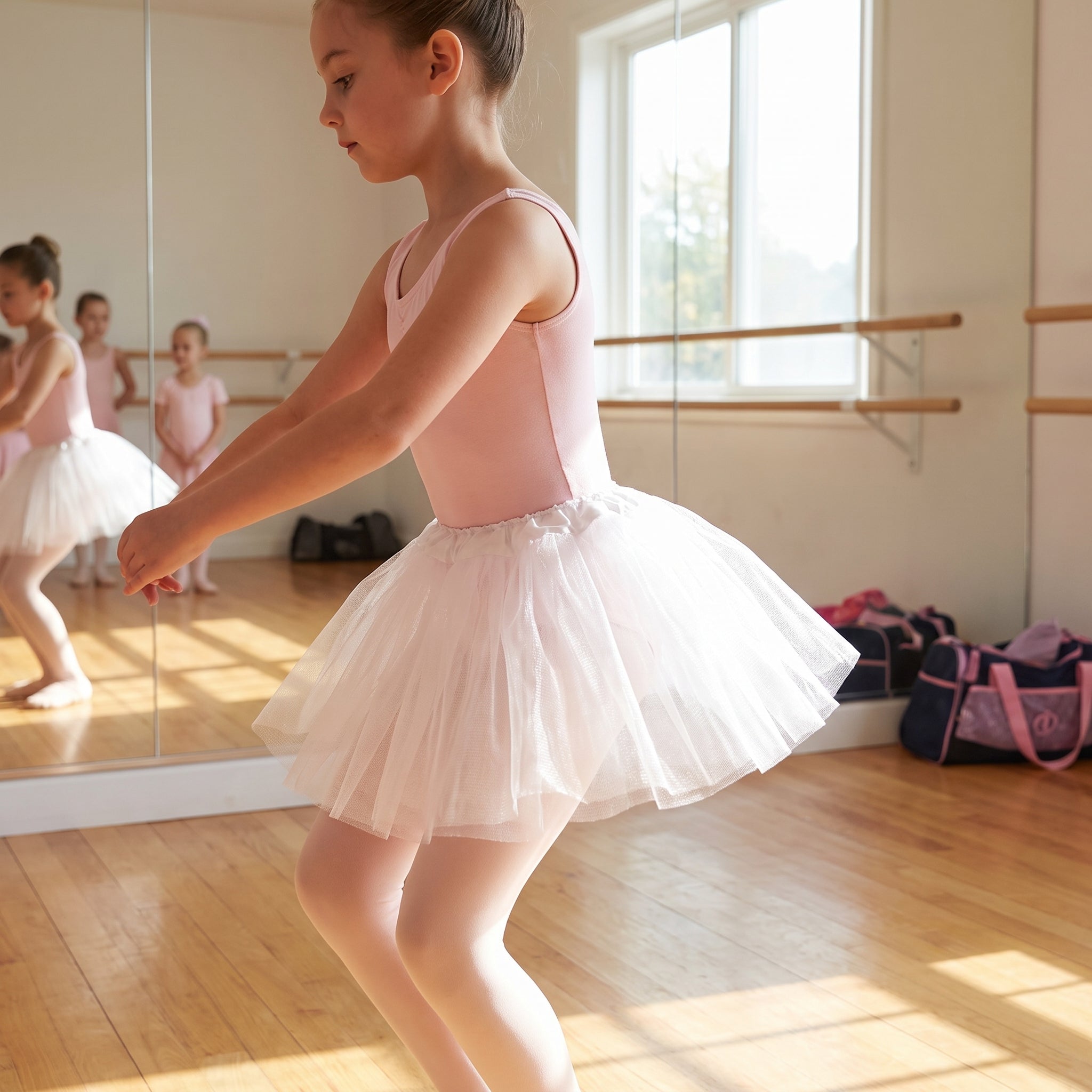 Enchanting White Tutu for Kids - Perfect for Costumes and Team Spirit