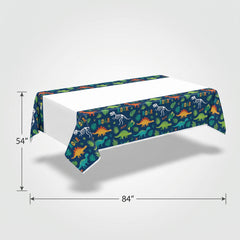Dino-Mite Plastic Table Cover for Birthday Celebrations