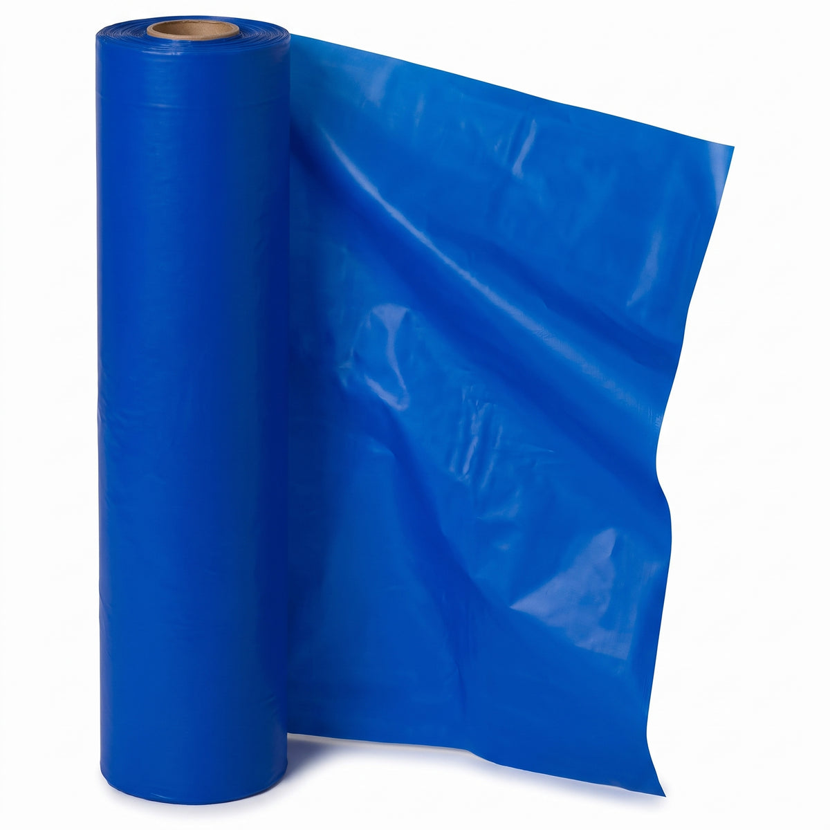 Jumbo Royal Blue Plastic Table Cover Roll - 40" x 250'