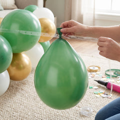 Festive Green 12" Latex Balloons - Pack of 72