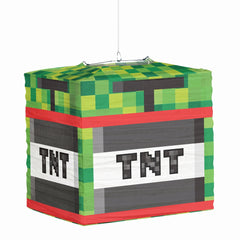 Pixel Party "TNT" Hanging Lantern Decorations for Kids' Birthday